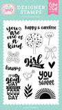 Echo Park All About A Girl Girl Power Designer Stamp Set