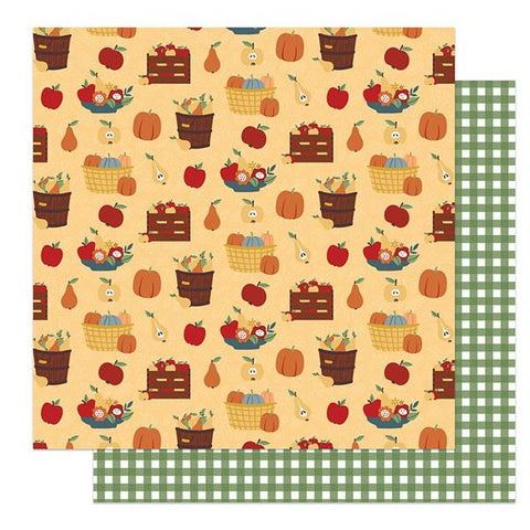 Photoplay Paper Autumn Greetings Fruit Baskets Patterned Paper