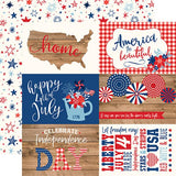 Echo Park America 4X6 Journaling Cards Patterned Paper