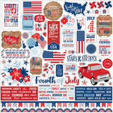 Echo Park America Element Sticker Sheet
