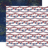 Echo Park America The Beautiful Stars & Stripes Patterned Paper
