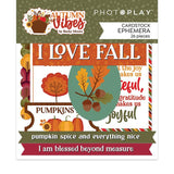 Photoplay Paper Autumn Vibes Ephemera Die Cut Embellishments