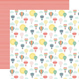 Echo Park Away We Go Hot Air Balloon Ride Patterned Paper