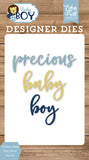 Echo Park Baby Boy Precious Baby Boy Word Designer Die Set