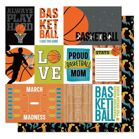 Photoplay Paper MVP Basketball Cut Aparts Boy Patterned Paper
