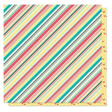 Photoplay Paper Book Club Storied Stripe Patterned Paper