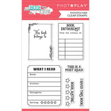 Photoplay Paper Book Club Clear Photopolymer Stamp Set