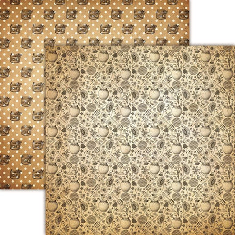 Reminisce Bee Happy Oh Honey Patterned Paper