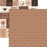Reminisce But First Coffee Coffee for Life Patterned Paper