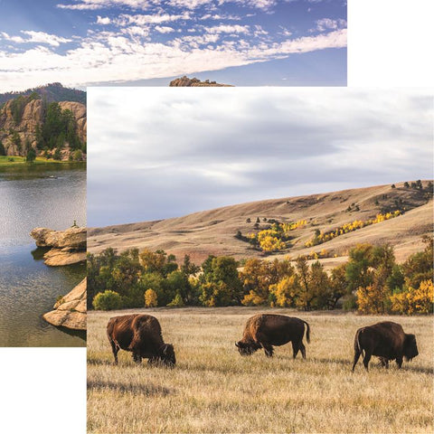 Reminisce Black Hills Custer State Park Patterned Paper