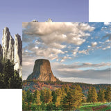 Reminisce Black Hills Devils Tower Patterned Paper