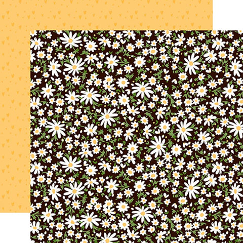 Echo Park Bee Happy Lazy Daisy Patterned Paper