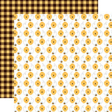 Echo Park Bee Happy Busy Beehive  Patterned Paper