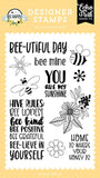 Echo Park Bee Happy Hive Rules Designer Stamp Set