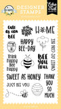 Echo Park Bee Happy Cute As Can Bee Designer Stamp Set