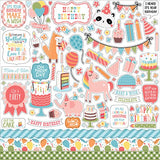 Echo Park Birthday Girl Element Sticker Sheet