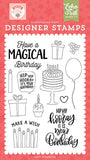 Echo Park Birthday Girl Magical Birthday Designer Stamp Set