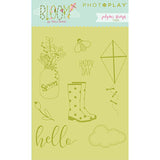 Photoplay Paper Bloom Clear Acrylic Stamp Set