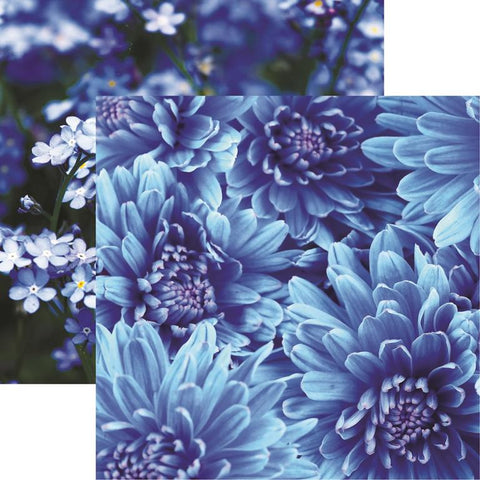 Reminisce Blue Moods True Blue Patterned Paper