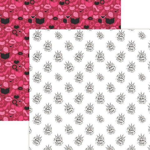 Reminisce Bride To Be Bride's Crew Patterned Paper
