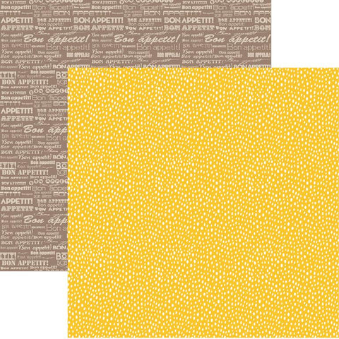 Reminisce Breakfast and Brunch Breakfast and Brunch Patterned Paper
