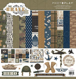 Marines 12x12 Scrapbooking Paper and Stickers Set - by Reminisce