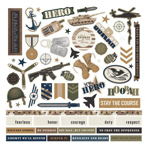Photoplay Paper The Brave Element Sticker Sheet