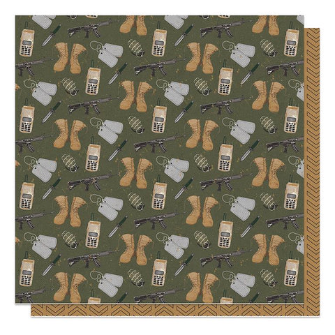 Photoplay Paper The Brave Boots  Patterned Paper