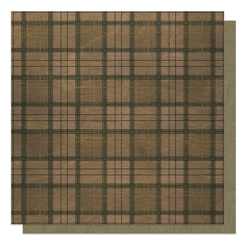 PhotoPlay Paper The Brave Military Plaid Patterned Paper