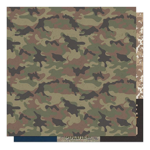 PhotoPlay Paper The Brave Camo Patterned Paper