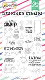 Echo Park Best Summer Ever Say Hello To Summer Designer Stamp Set