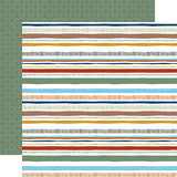 Echo Park David And Goliath Stripes Of Strength  Patterned Paper