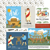 Echo Park Noah's Ark Multi Journaling Cards Patterned Paper