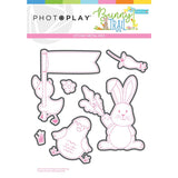 PhotoPlay Paper Bunny Trail Element Etched Metal Die Set