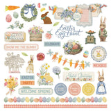Photoplay Paper Bunnies And Blooms Element Sticker Sheet