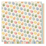 Photoplay Paper Bunnies And Blooms Easter Egg Patterned Paper