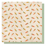 Photoplay Paper Bunnies And Blooms Spring Carrots Patterned Paper