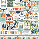 Echo Park A Birthday Wish Boy Element Sticker Sheet