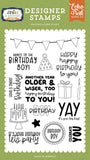 Echo Park A Birthday Wish Boy Celebrate You Designer Stamp Set
