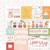Echo Park A Birthday Wish Girl Multi Journaling Cards Patterned Paper