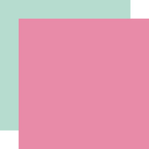 Echo Park A Birthday Wish Girl Dark Pink / Teal Coordinating Solid