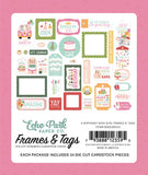 Echo Park A Birthday Wish Girl Frames & Tags Embellishments