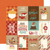 Echo Park Celebrate Autumn 3x4 Journaling Cards Patterned Paper