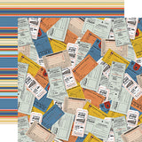 Carta Bella All Aboard Tickets Patterned Paper