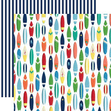 Carta Bella Beach Party Surfboards Patterned Paper
