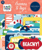 Carta Bella Beach Party Frames & Tags Embellishments