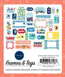 Carta Bella Beach Party Frames & Tags Embellishments