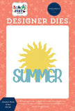 Carta Bella Beach Party Summer Word & Sun Die Set Designer Die Set
