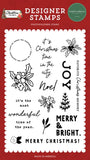 Carta Bella Christmas Flora Christmas Time In The City Designer Stamp Set