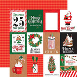 Carta Bella Christmas Cheer 3X4 Journaling Cards Patterned Paper